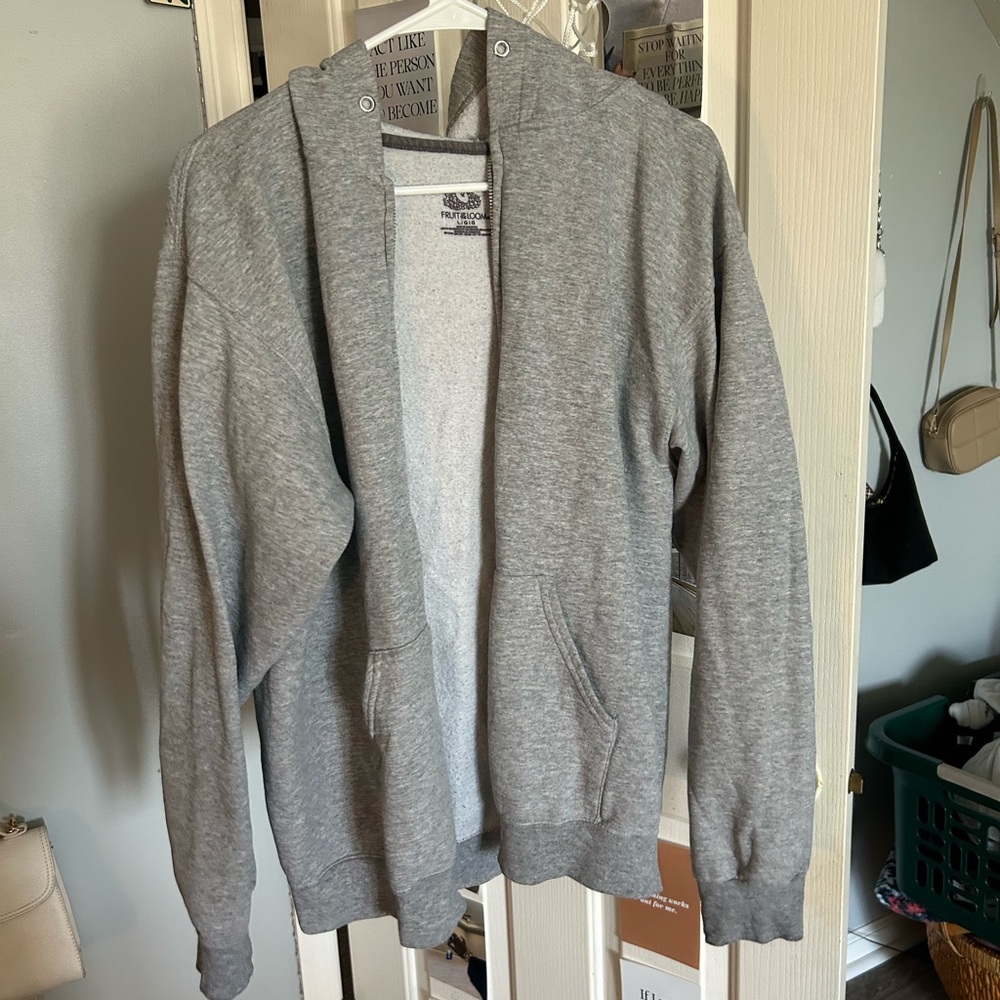 Gray Hoodie Sweater